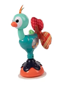 BO JUNGLE B-Zabawka Cute Peacock słodki paw na przyssawce B910820 - Grzechotki dla dzieci - miniaturka - grafika 1