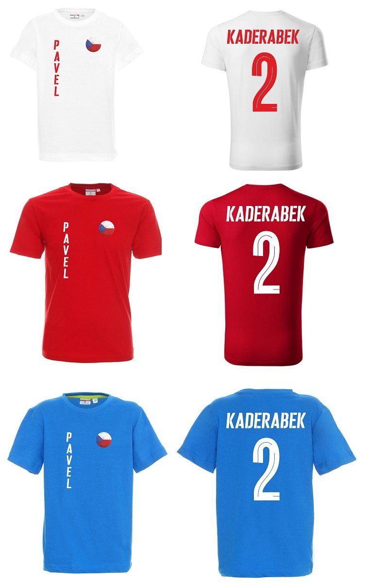 Koszulka CZECHY PAVEL KADERABEK 2 JR