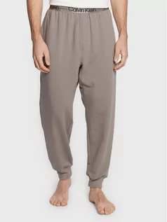 Piżamy męskie - Spodnie piżamowe 000NM2175E Szary Tapered Fit - Calvin Klein Underwear - grafika 1