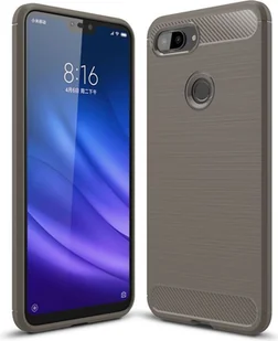 Etui Xiaomi Etui na telefon komórkowy Etui TPU Etui ochronne Etui na telefon komórkowy Zderzak Carbon Optic Shell, Kolor: Szary, Wybierz model: Xiaomi Redmi Note 7 / Redmi Note 7 Pro - Etui i futerały do telefonów - miniaturka - grafika 1