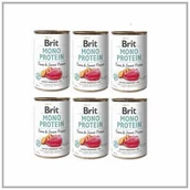 Mokra karma dla psów - Brit Mono Protein Tuna&Sweet Potato 6x400g Mokra karma monobiałkowa dla psa - miniaturka - grafika 1