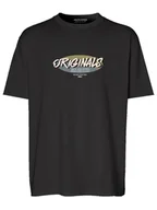 Koszulki męskie - Jack & Jones Koszulka w kolorze czarnym - miniaturka - grafika 1