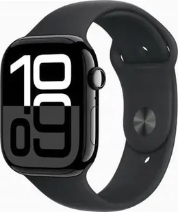 Apple Watch 10 GPS + Cellular 46mm z aluminium onyksu pasek sportowy M/L Czarny - Smartwatch - miniaturka - grafika 1