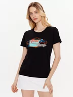 Koszulki i topy damskie - Guess T-Shirt Hotel W3GI26 JA914 Czarny Regular Fit - miniaturka - grafika 1