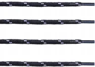 Akcesoria obuwnicze - CZARNE + SZARE paski Sznurówki do Butów Outdoor Adidasów Sznurowadła 160 cm - miniaturka - grafika 1