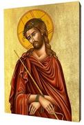 Ikony i obrazy sakralne - Ikona Chrystus Ecce Homo - Oto człowiek - miniaturka - grafika 1