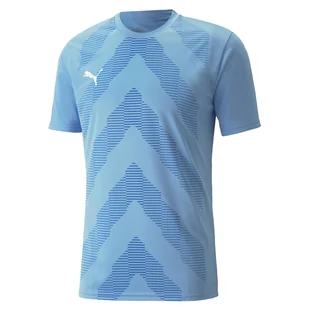 Męska Koszulka z krótkim rękawem PUMA TEAMGLORY JERSEY 70501718 – Niebieski - Koszulki sportowe męskie - miniaturka - grafika 1