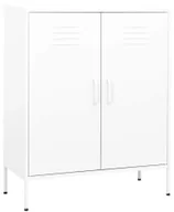 Szafy i regały magazynowe - Elior Biała metalowa szafka gospodarcza na nóżkach T5-L26 - miniaturka - grafika 1