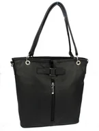 Torebki damskie - Torebka Skórzana MAGRE (PL) ELA BIS Skóra Naturalna CZARNY - miniaturka - grafika 1