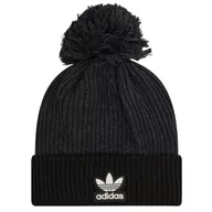 Czapki narciarskie - Czapka damska adidas Adicolor Collegiate Pom Beanie - miniaturka - grafika 1