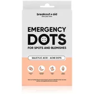 Maseczki do twarzy - Breakout + aid Plastry na trądzik z kwasem salicylowym Emergency Dots 48 szt - miniaturka - grafika 1