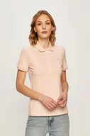 Koszulki i topy damskie - Lacoste polo damskie kolor różowy PF5462 - miniaturka - grafika 1