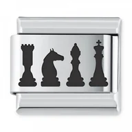 Charmsy - Murrano ITALIAN CHARMS Symbole Hobby Szachy IH-202 - miniaturka - grafika 1