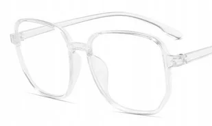 Okulary korekcyjne przeźroczyste minusy duże -2 - Okulary korekcyjne, oprawki, szkła - miniaturka - grafika 1