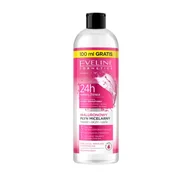 Płyny micelarne - Eveline Cosmetics hialuronowy płyn micelarny do twarzy, oczu i ust do cery suchej, wrażliwej i nadwrażliwej bezzapachowy 500 ml - miniaturka - grafika 1