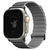 Akcesoria do smartwatchy - Pasek wymienny Uniq Revix Premium Edition Reversible na Apple Watch 42/44/45/49mm (UNIQ-45MM-REVPCHRAGRY) Szary - miniaturka - grafika 1