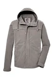 Kurtki męskie - G.I.G.A. DX Męska kurtka/kurtka przejściowa z kapturem GS 16 MN JCKT GOTS, ciemny kamień, S, 42660-000 - miniaturka - grafika 1