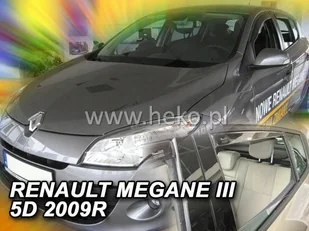 Renault Megane III 3 Htb 2008-2016r Owiewki Drzwi - Akcesoria motoryzacyjne - miniaturka - grafika 1