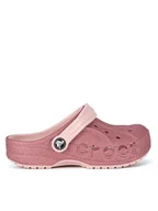Buty dla dziewczynek - Crocs Klapki BAYA GLITTER CLOG TODDLERS 207014-6SR Różowy - miniaturka - grafika 1