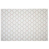 Dywany - Beliani Dywan beżowy 160 x 230 cm wzór marokańskiej koniczyny dwustronny AKSU - miniaturka - grafika 1