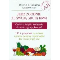 Mada Jedz zgodnie ze swoją grupą krwi. Osobista książka kucharska dla osób z grupą krwi AB - Diety, zdrowe żywienie - miniaturka - grafika 1