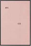 Tablice i flipcharty - Tablica Design Letters A2 różowa - miniaturka - grafika 1