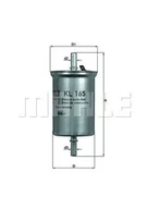 Filtry paliwa - Filtr paliwa Mahle KL 165 - miniaturka - grafika 1