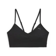 Bielizna sportowa damska - Damski stanik MOVE CLOUDSPUN AOP PUMA Black - miniaturka - grafika 1