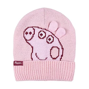 Cerdá Czapka z daszkiem żakardowym Peppa Pig, Różowy - Czapki damskie - miniaturka - grafika 1