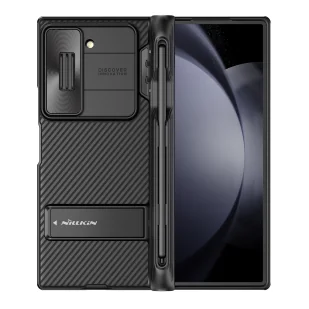 Etui Nillkin CamShield Fold Case na Samsung Galaxy Z Fold 6 5G z uchwytem na rysik - czarny - Etui i futerały do telefonów - miniaturka - grafika 1