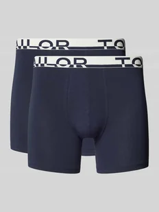 Obcisłe bokserki o kroju slim fit z napisem z logo w pasie - Majtki męskie - miniaturka - grafika 1