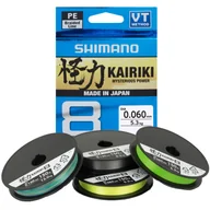 Żyłki wędkarskie - Plecionka Shimano Kairiki 8 0.100 150M 6.5KG YELLOW 59WPLA58R31 - miniaturka - grafika 1