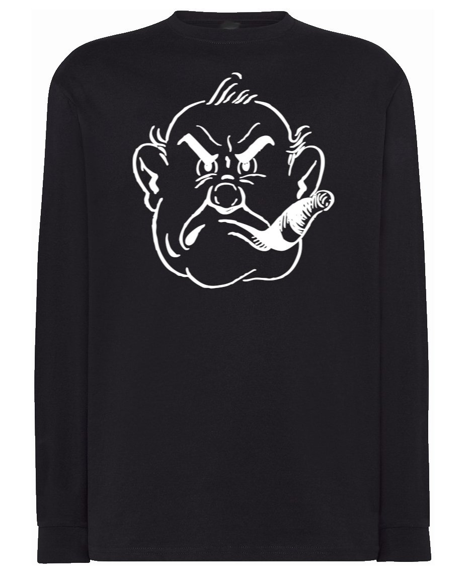 Longsleeve nadruk Niezadowolana Zła Twarz r.3XL
