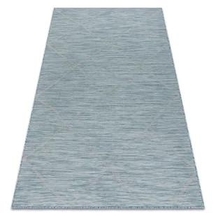 Dywan SZNURKOWY SIZAL płaskotkany PATIO 3075 Romby - morski niebieski, 117x170 cm - Dywany Dywan SZNURKOWY SIZAL płaskotkany PATIO 3075 Romby - morski niebieski, 117x170 cm - Dywany - miniaturka - grafika 1