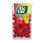 Gumy do żucia, lizaki, dropsy - tic tac cherry sour 18g - miniaturka - grafika 1