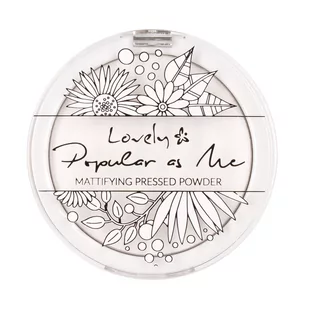 Lovely Popular As Me Mattifying Pressed Powder matujący puder do twarzy 9g - Pudry do twarzy - miniaturka - grafika 1