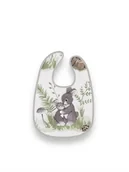 Śliniaki i fartuszki - Śliniaczek na napkę "S" 23x17,5 cm SPOKOJNY LAS NATURAL - miniaturka - grafika 1