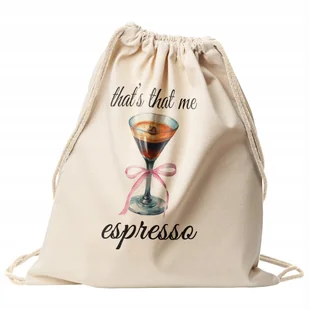 Plecak bawełniany 34x40 Sabrina Carpenter Espresso Emails I Can't Send - Plecaki worki - miniaturka - grafika 1