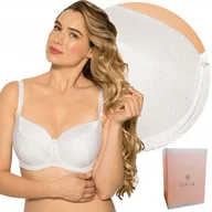 Biustonosze - ﻿biustonosz GAIA KATE 281 FULL CUP biały , 80D - miniaturka - grafika 1