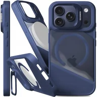 Etui i futerały do telefonów - Etui Do Magsafe Do iPhone 17 Pro Fusion, Niebieskie, Clear, Podstawka - miniaturka - grafika 1