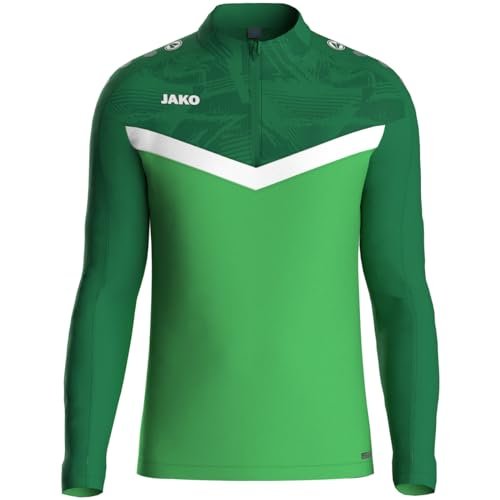 JAKO Ziptop Iconic Iconic dziecięca bluza sportowa dla dzieci, z funkcją Keep Dry, ocieplająca, miękka polarowa strona wewnętrzna