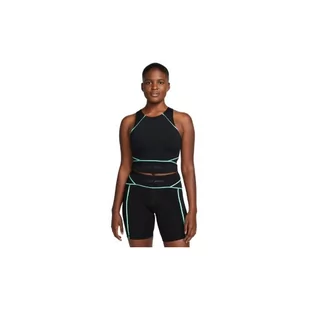 Damski tank top sportowy Nike Pro Dri-FIT DQ6295-010 - Koszulki i topy damskie - miniaturka - grafika 1