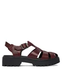 Sandały damskie - Timberland Sandały Stone Street TB0A5S65EIW1 Bordowy - miniaturka - grafika 1