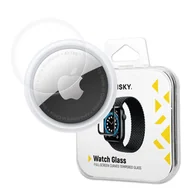 Akcesoria do smartwatchy - Wozinsky Watch Glass hybrydowe szkło do AirTag czarny - miniaturka - grafika 1