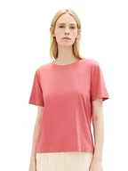 Koszulki i topy damskie - T-shirt damski TOM TAILOR z nadrukiem serca, 11850-róża barokowa, M - miniaturka - grafika 1
