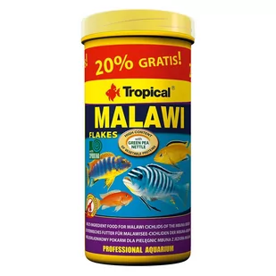 Tropical MALAWI 500ML+20 GRATIS 120G 70075 21505 - Pokarm dla ryb Tropical MALAWI 500ML+20 GRATIS 120G 70075 21505 - Pokarm dla ryb - miniaturka - grafika 1