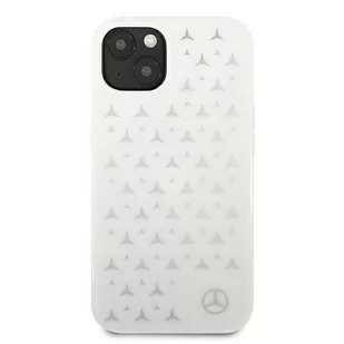Mercedes MEHCP13MESPWH iPhone 13 6,1" biały/white hardcase Silver Stars Pattern - Etui i futerały do telefonów - miniaturka - grafika 3