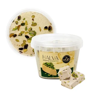 Chałwa Waniliowa z Pistacjami 500g Tahaan - Chałwa - miniaturka - grafika 1