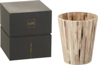 Świece - J-Line świeca zapachowa Noa Tender Rose - różowa - duża - 75 godzin - miniaturka - grafika 1