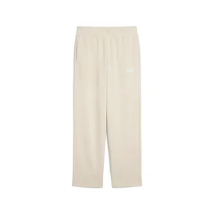Damskie Spodnie PUMA ESS SMALL NO. 1 LOGO COMFORT STRAIGHT PANTS TR OP 68497987 – Beżowy - Spodnie damskie - miniaturka - grafika 1